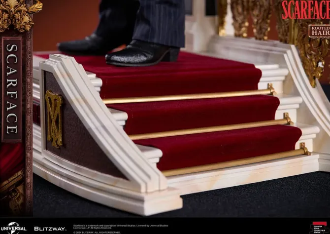 Scarface Superb Scale - Tony Montana Statue / (Rooted Hair Version): Blitzway