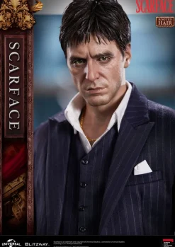 Scarface Superb Scale - Tony Montana Statue / (Rooted Hair Version): Blitzway