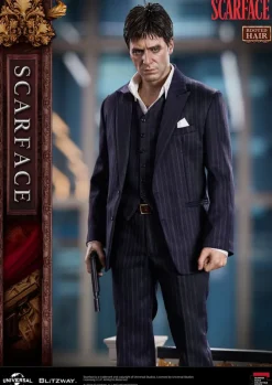 Scarface Superb Scale - Tony Montana Statue / (Rooted Hair Version): Blitzway
