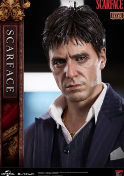 Scarface Superb Scale - Tony Montana Statue / (Rooted Hair Version): Blitzway