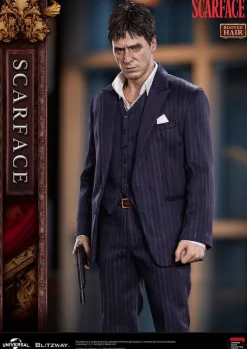 Scarface Superb Scale - Tony Montana Statue / (Rooted Hair Version): Blitzway