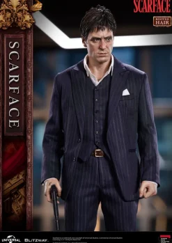 Scarface Superb Scale - Tony Montana Statue / (Rooted Hair Version): Blitzway