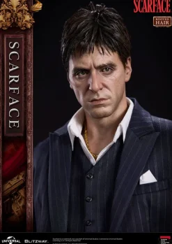Scarface Superb Scale - Tony Montana Statue / (Rooted Hair Version): Blitzway