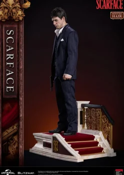 Scarface Superb Scale - Tony Montana Statue / (Rooted Hair Version): Blitzway