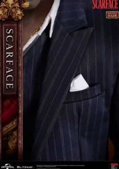 Scarface Superb Scale - Tony Montana Statue / (Rooted Hair Version): Blitzway