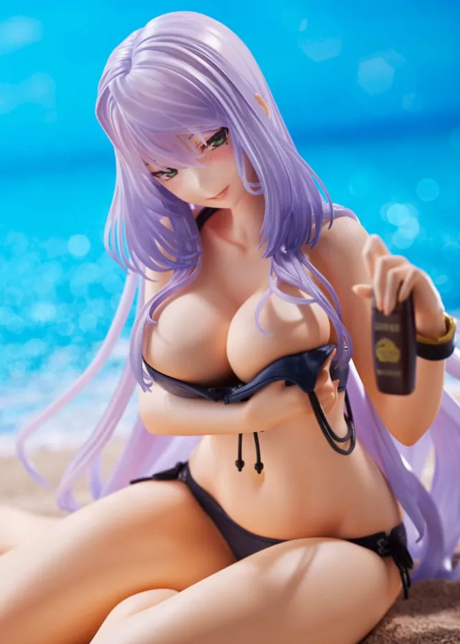 Shy Girls in Love - Tsuduri Amagasa Ami Ami Statue Limited Edition: Golden Head