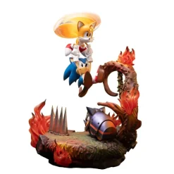 Sonic the Hedgehog - Sonic & Tails Statue: First 4 Figures