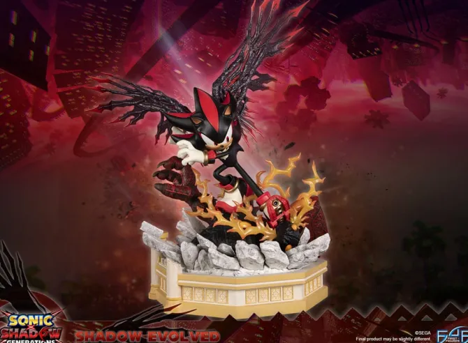 Sonic X Shadow Generations - Shadow Evolved Statue: First 4 Figures