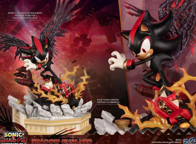 Sonic X Shadow Generations - Shadow Evolved Statue: First 4 Figures