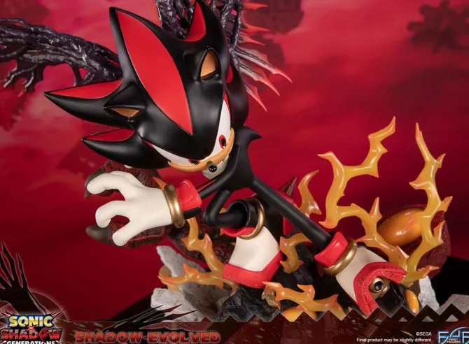 Sonic X Shadow Generations - Shadow Evolved Statue: First 4 Figures