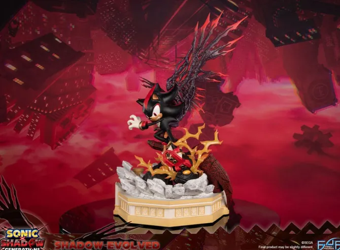 Sonic X Shadow Generations - Shadow Evolved Statue: First 4 Figures