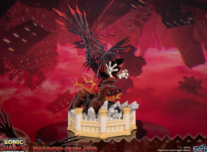 Sonic X Shadow Generations - Shadow Evolved Statue: First 4 Figures
