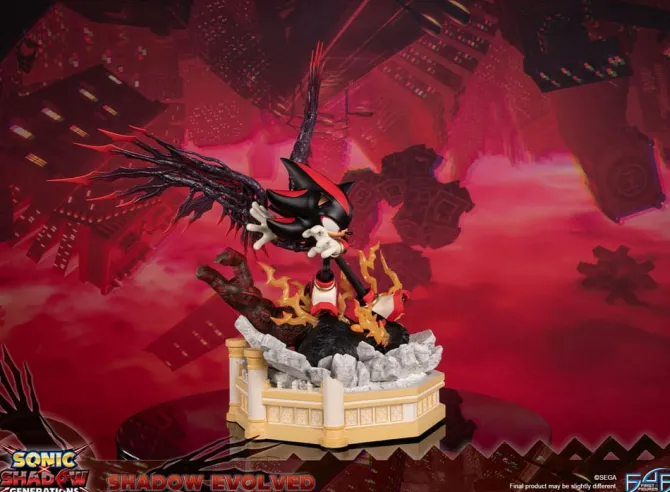 Sonic X Shadow Generations - Shadow Evolved Statue: First 4 Figures