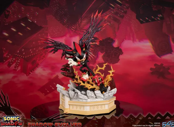 Sonic X Shadow Generations - Shadow Evolved Statue: First 4 Figures