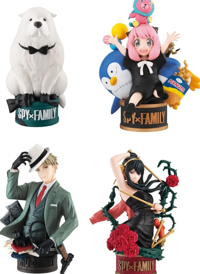 Spy x Family - Petitrama EX Series Sammelfiguren 4er-Pack Set: MegaHouse
