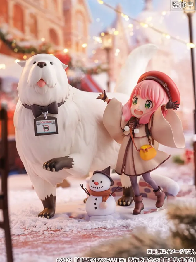 Spy x Family The Movie - Anya Forger & Bond Forger Statue / Code White SHIBUYA SCRAMBLE FIGURE : eSt