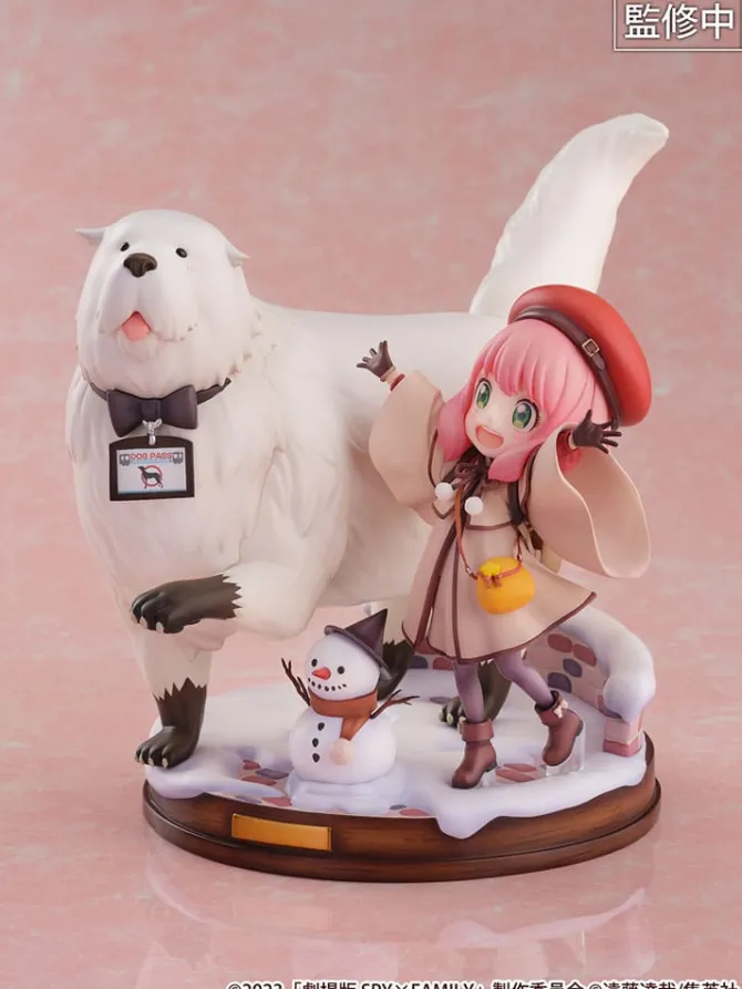 Spy x Family The Movie - Anya Forger & Bond Forger Statue / Code White SHIBUYA SCRAMBLE FIGURE : eSt