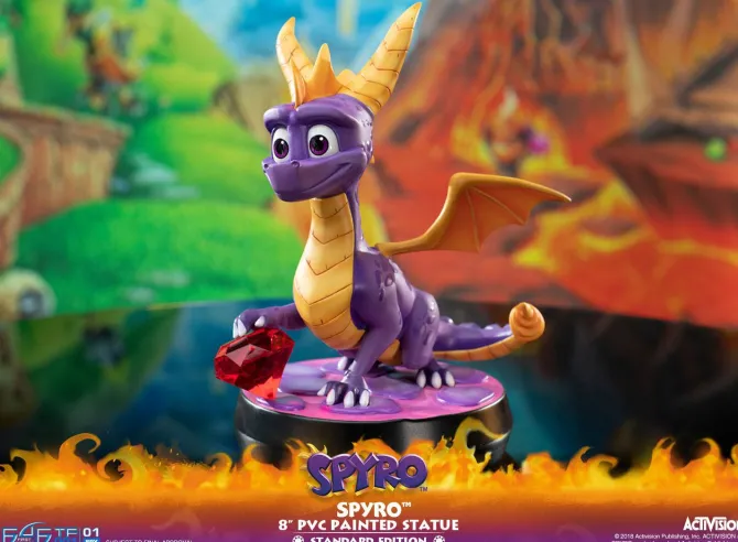 Spyro the Dragon - Spyro Statue: First 4 Figures