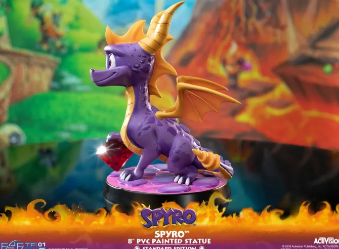 Spyro the Dragon - Spyro Statue: First 4 Figures