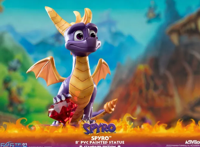 Spyro the Dragon - Spyro Statue: First 4 Figures