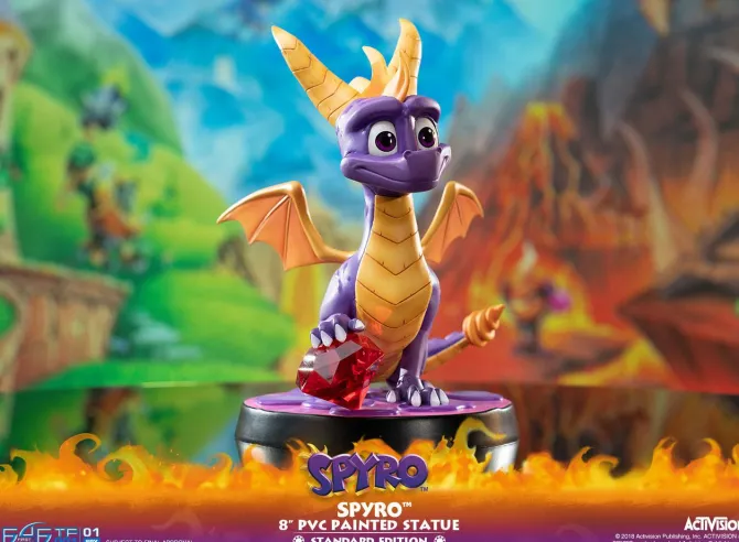 Spyro the Dragon - Spyro Statue: First 4 Figures