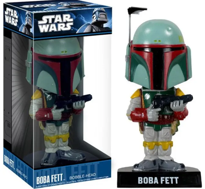 Star Wars - Boba Fett Wackelkopf-Figur - Wacky Wobbler: Funko