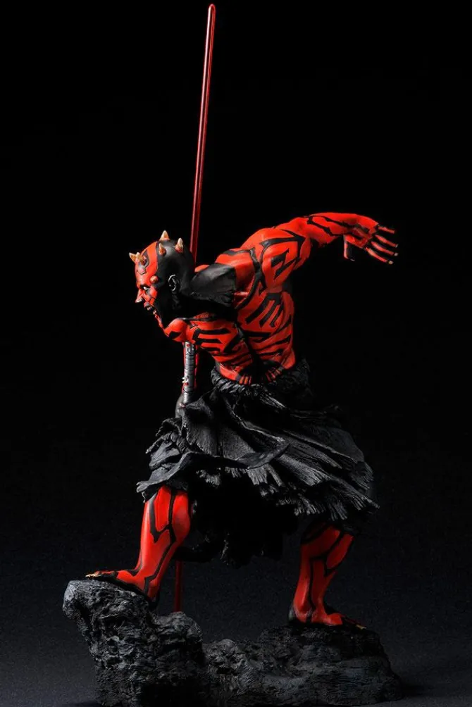 Star Wars - Darth Maul Statue / ARTFX - apanese Ukiyo-E Style Light-Up Edition: Kotobukiya