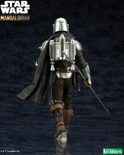 Star Wars The Mandalorian - Mandalorian & The Child Statue / ARTFX - with Beskar Staff: Kotobukiya