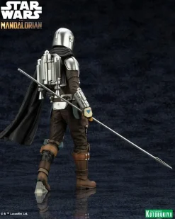 Star Wars The Mandalorian - Mandalorian & The Child Statue / ARTFX - with Beskar Staff: Kotobukiya