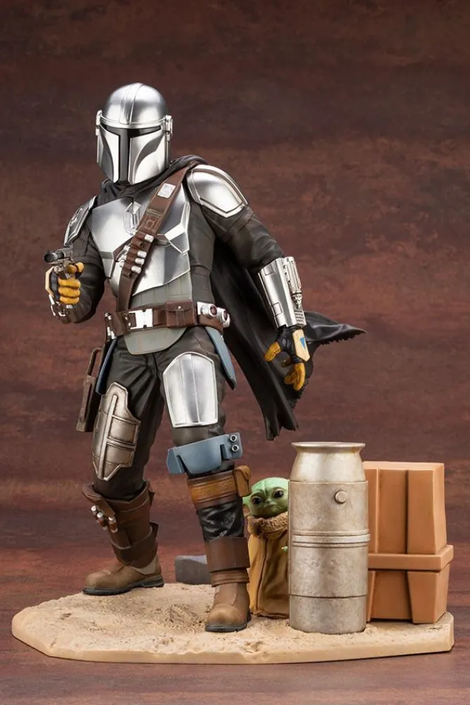 Star Wars The Mandalorian - Mandalorian & The Child Statue / ARTFX: Kotobukiya