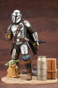Star Wars The Mandalorian - Mandalorian & The Child Statue / ARTFX: Kotobukiya