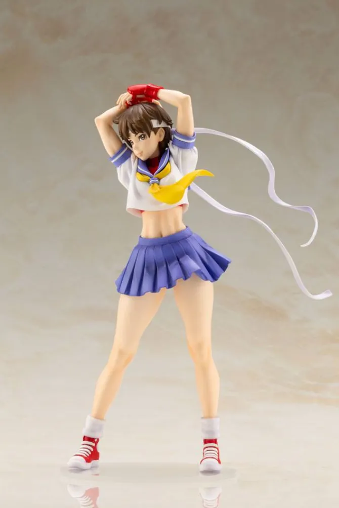 Street Fighter - Sakura Statue / Bishoujo - Round 2: Kotobukiya