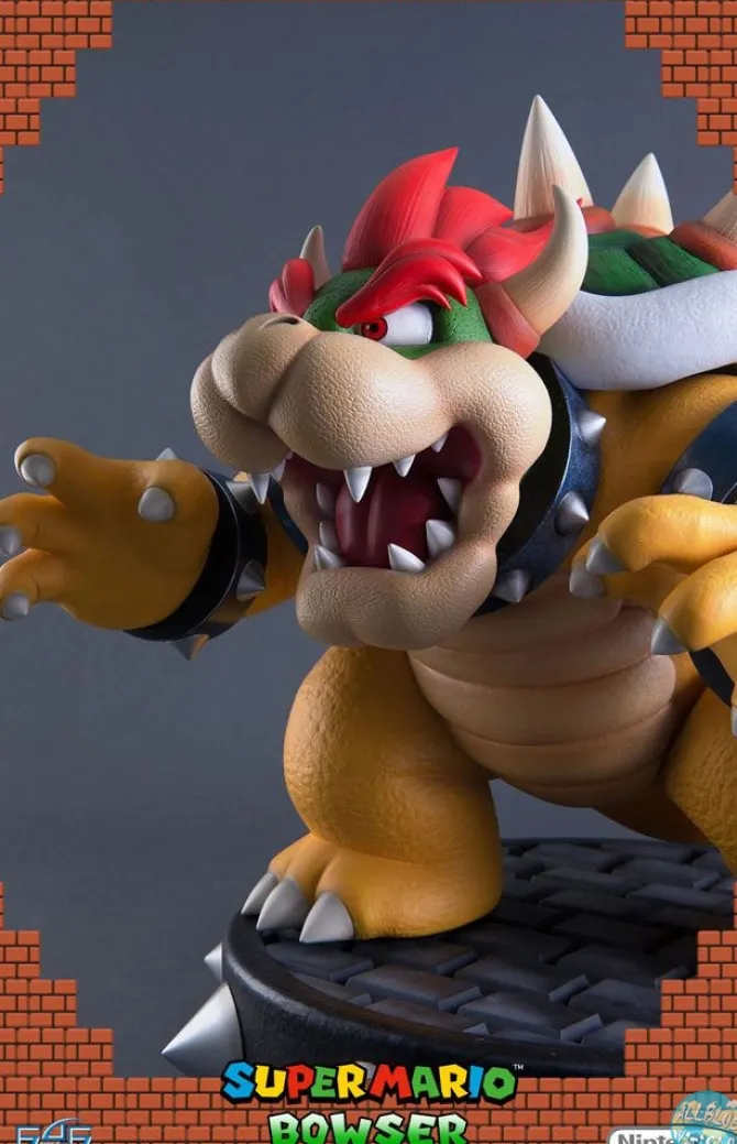 Super Mario - Bowser Statue: First 4 Figures