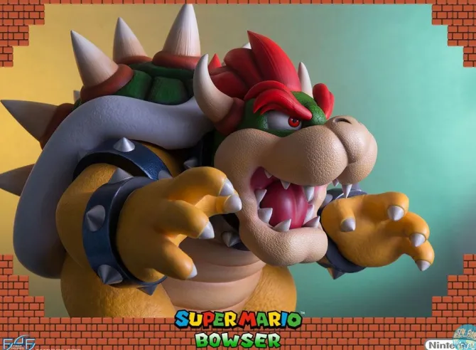 Super Mario - Bowser Statue: First 4 Figures