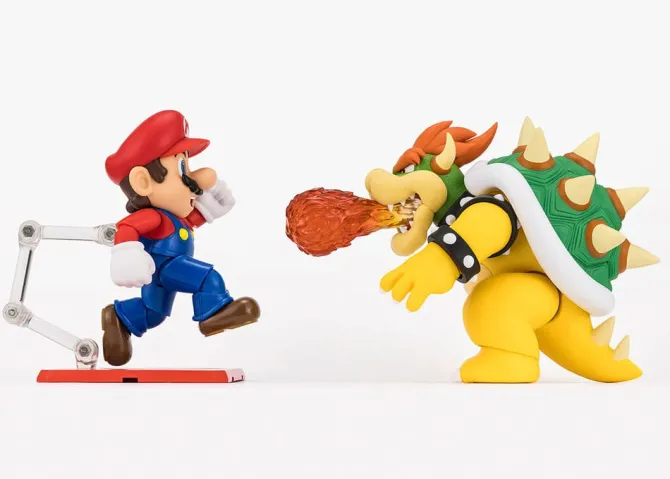Super Mario Bros. - Bowser Actionfigur - S.H. Figuarts: Tamashii Nations