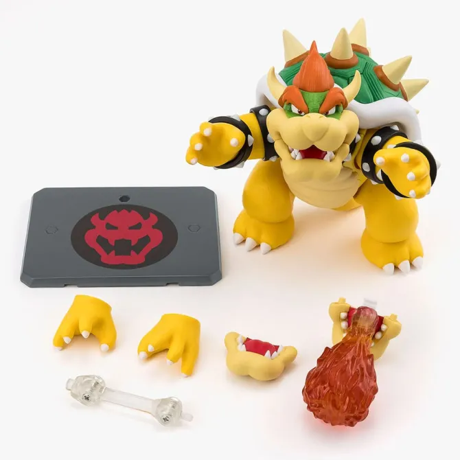 Super Mario Bros. - Bowser Actionfigur - S.H. Figuarts: Tamashii Nations