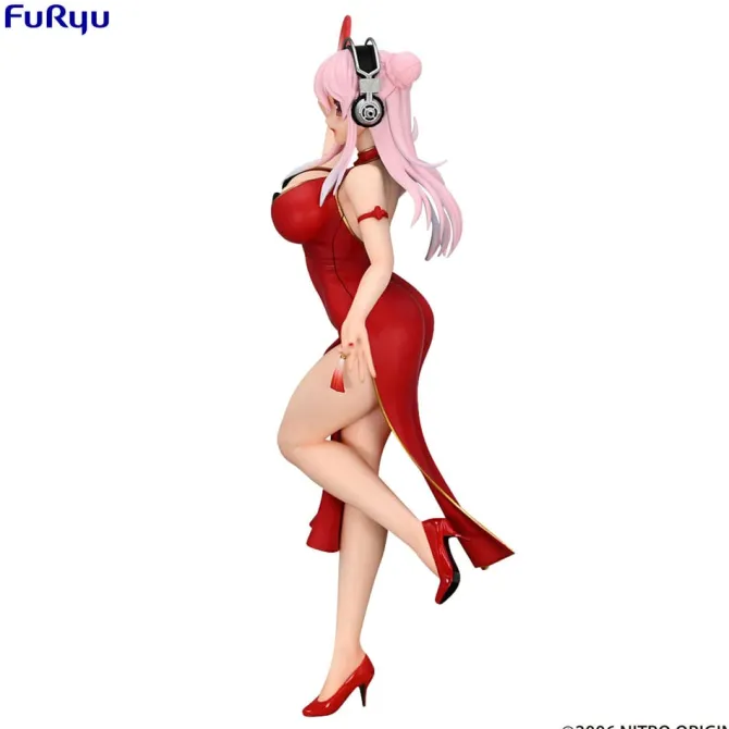 Super Sonico - China Statue / Trio-Try-iT - Dress Ver.: Furyu