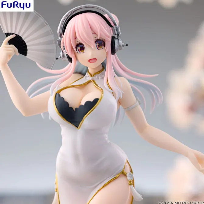 Super Sonico - Sonico Figur / Trio-Try-iT - White China Dress: Furyu