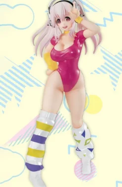 Super Sonico - Sonico Figur / 80s - Pink Version: FuRyu