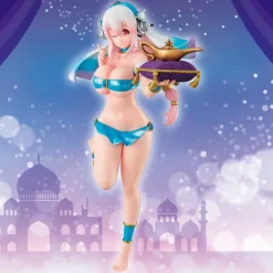 Super Sonico - Sonico Figur - Lamp no Sei Version: FuRyu