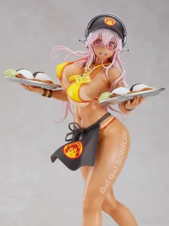 Super Sonico - Sonico Statue / Bikini Waitress Version: Max Factory