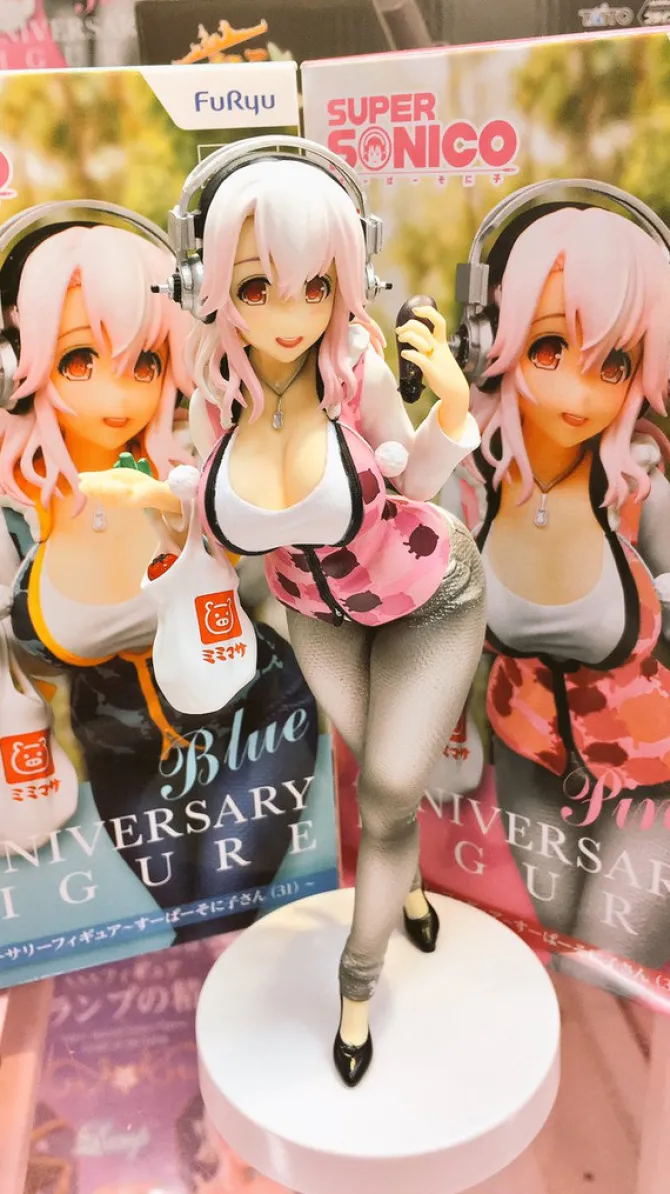 Super Sonico - Super Sonico Figur/ Shopping Version 2: Furyu