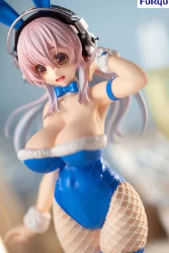 Super Sonico BiCute Bunnies - Super Sonico Figur / 80s - Blue Rabbit Version: FuRyu