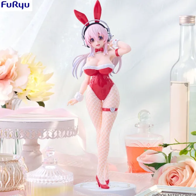 Super Sonico Figur / BiCute Bunnies - Red Color Version: Furyu