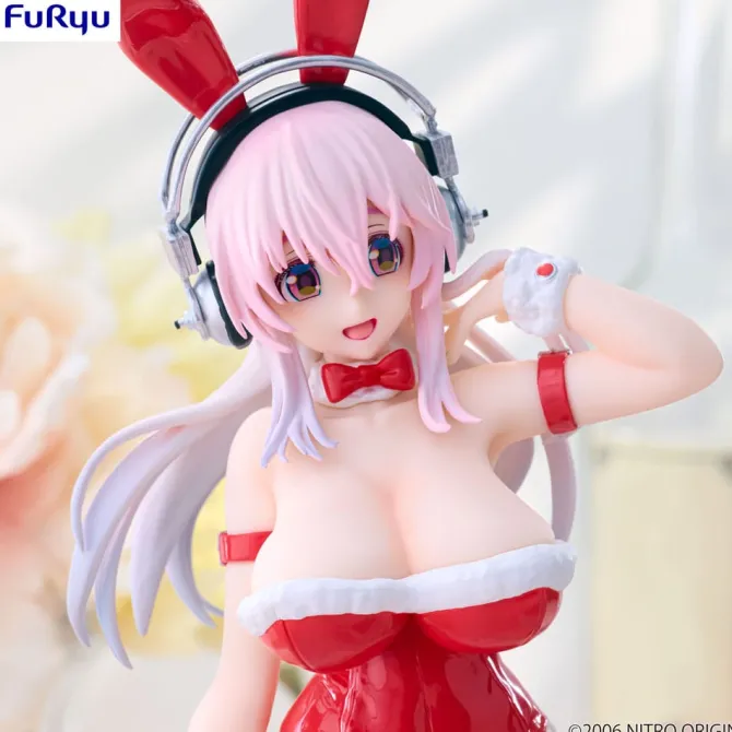 Super Sonico Figur / BiCute Bunnies - Red Color Version: Furyu