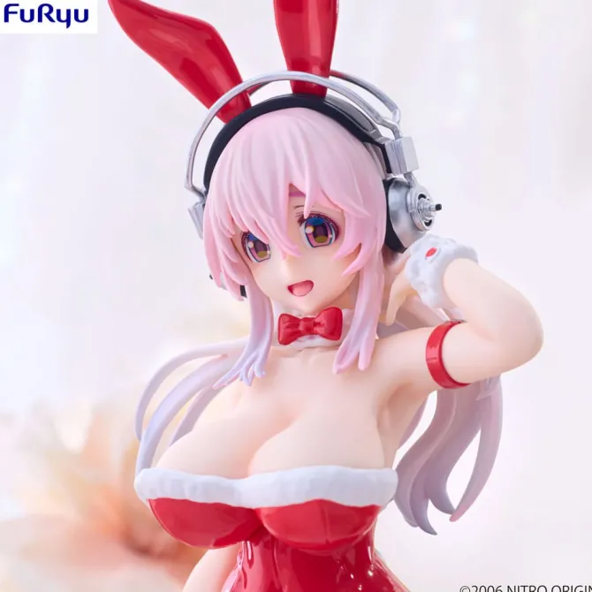 Super Sonico Figur / BiCute Bunnies - Red Color Version: Furyu