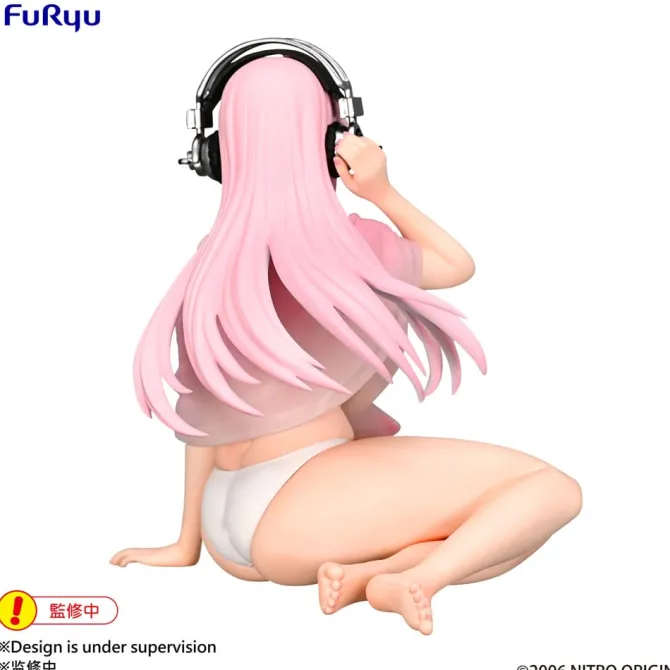 Super Sonico Noodle Stopper - Super Sonico Statue / Summer Memories Ver.: Furyu