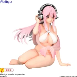 Super Sonico Noodle Stopper - Super Sonico Statue / Summer Memories Ver.: Furyu