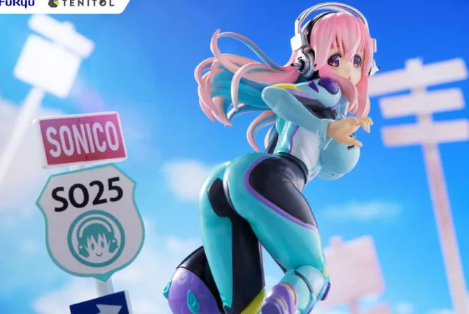 Super Sonico Tenitol - Super Sonico Figur: FuRyu