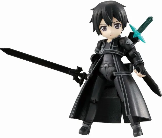 Sword Art Online - Asuna & Kirito & Silica Actionfiguren-Set / Desktop Army: MegaHouse